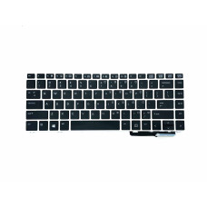 Клавіатура HP EliteBook Folio 9470m 9480m (без підсвітки) silver\without trackpoint