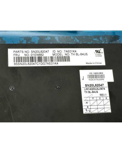 Клавіатура Lenovo ThinkPad T460S T470S (з підсвіткою) black\with trackpoint