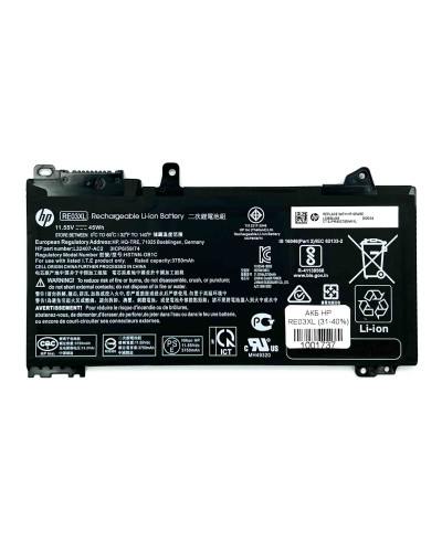АКБ RE03XL | Hp ProBook 430 440 445 450 455 G6 G7 | 31-40%