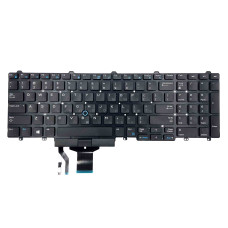 Клавіатура Dell Latitude E5550 E5570 5580 5590 Precision 3510 3520 7510 (без підсвітки) black\with trackpoint